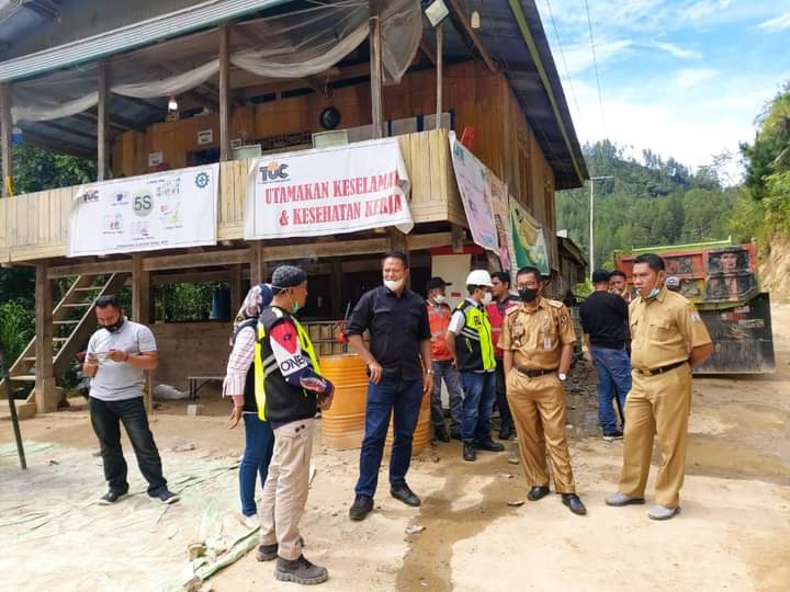 Legislator Golkar H Damris Tinjau Pembangunan Ruas Jalan Tabone-Nosu yang menggunakan Anggaran PEN